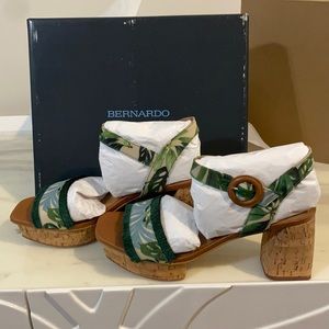 Bernardo Cork Platform Sandal